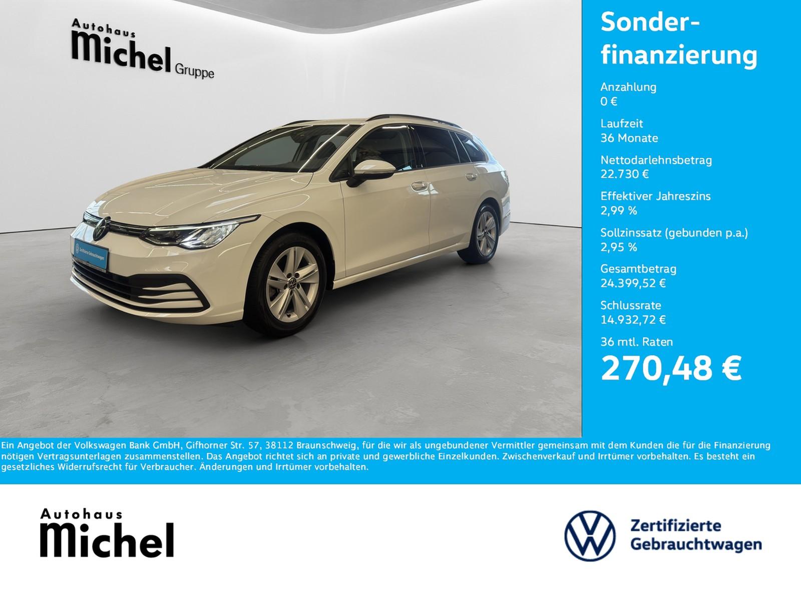 Volkswagen Golf 8 Variant eTSI DSG Life LED ACC Navi Kamera, миниатюра 2
