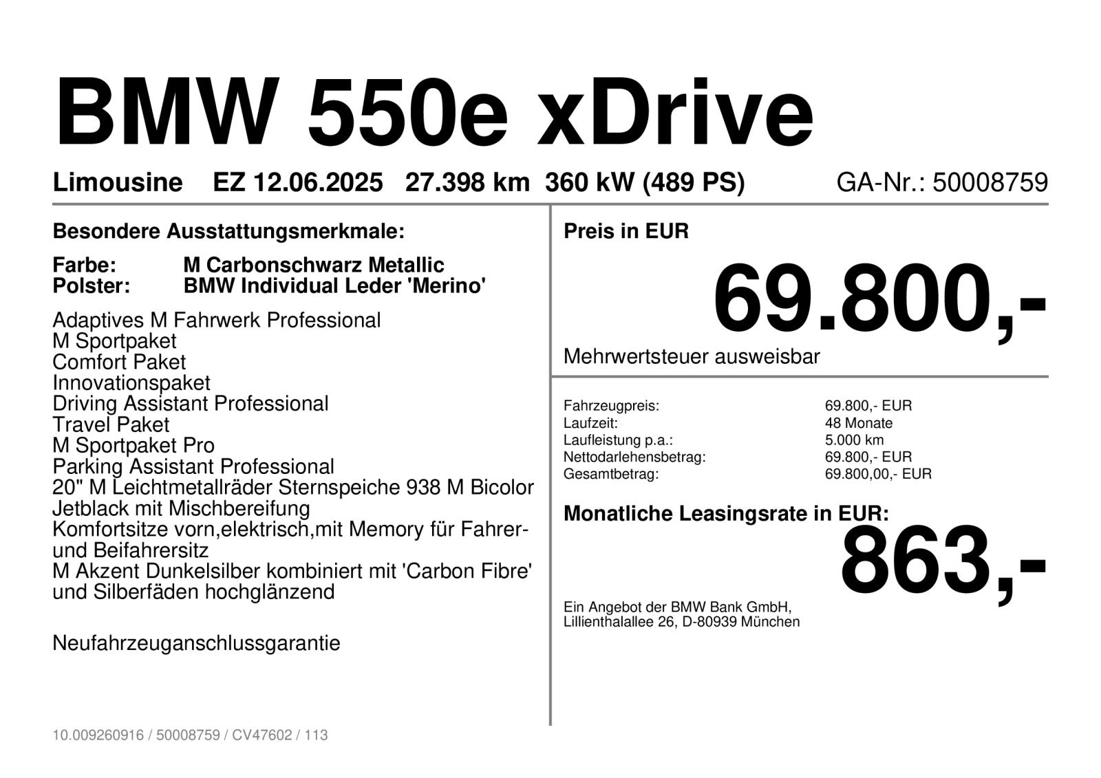 BMW 550 - Bild 2