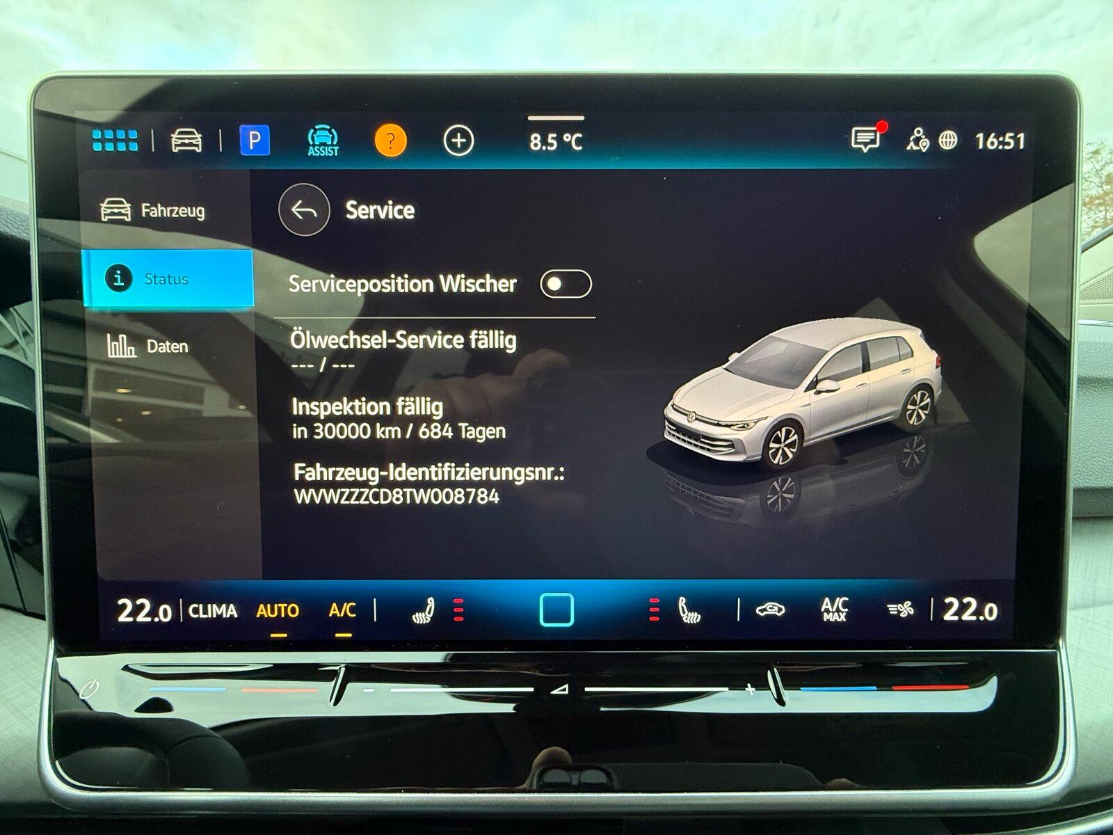 Volkswagen Golf VIII 1.5 TSI LED DAB ACC PDC/Kamera beh.Len, миниатюра 18