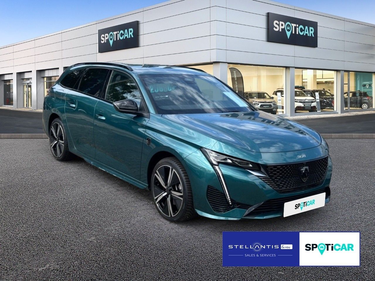 Peugeot 308 SW GT PT 130 EAT8 CarPlay Kamera Navi imagem 3