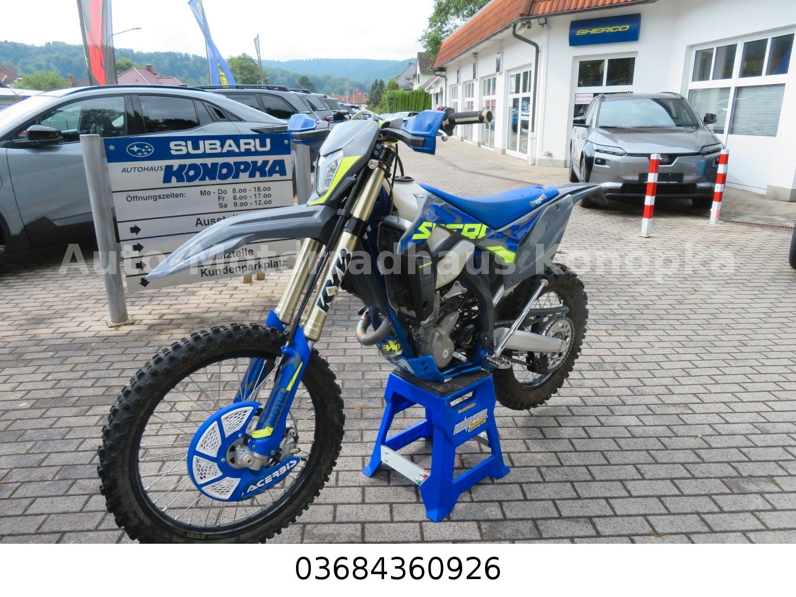 Sherco 300 SEF Factory 2024 erst 39 BH viel Zubehör