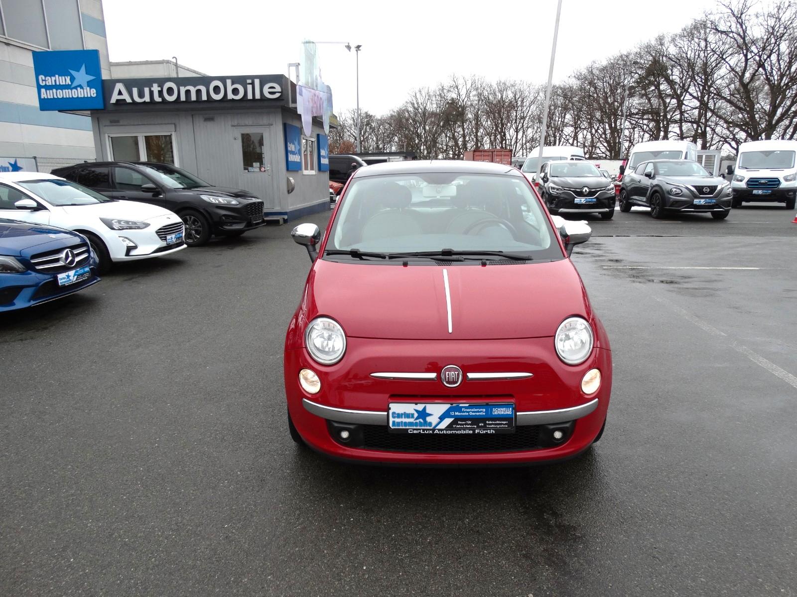 Fiat 500 Lounge*1,4-16V 101 Ps*Pano*8-Fach*Pdc*1Hand
