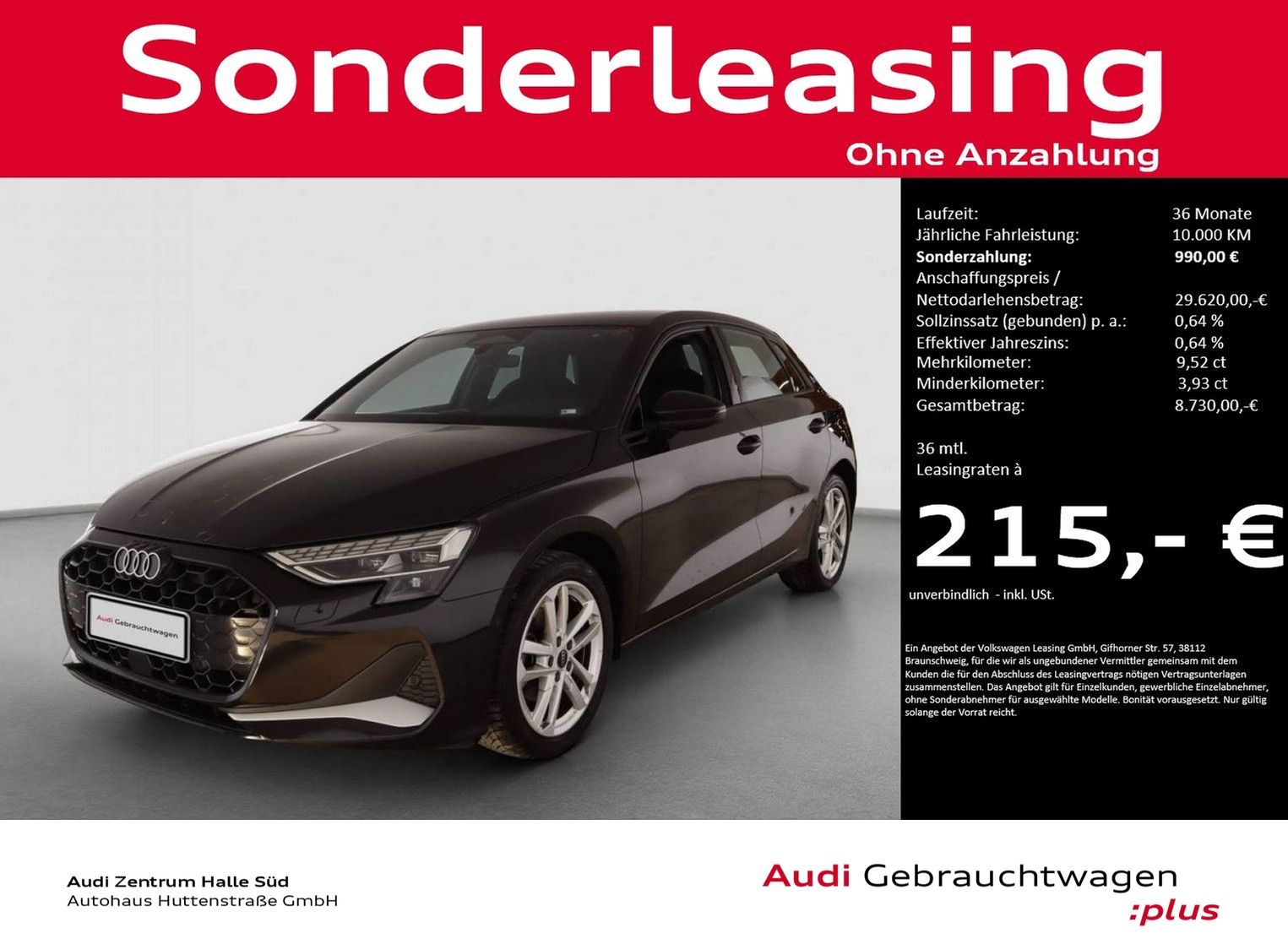 Audi A3 Sportback TFSI advanced LED KAMERA eSITZ NAVI