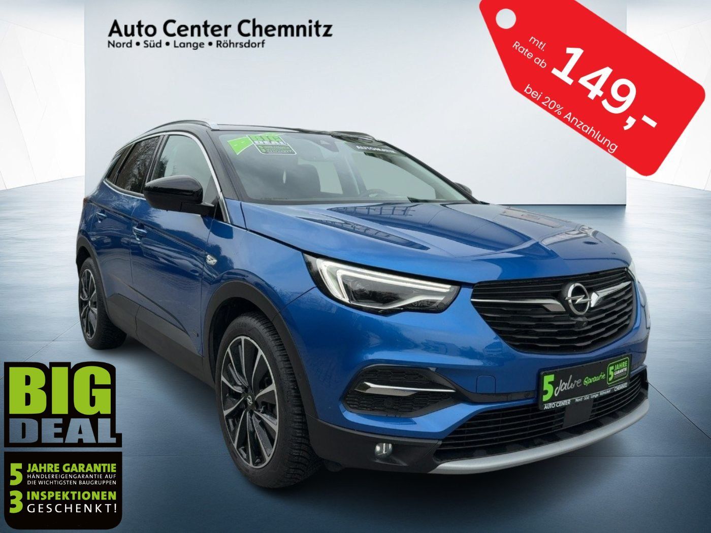 Opel Grandland AT8 Hybrid Ultimate 4x4 LED/Navi/Leder