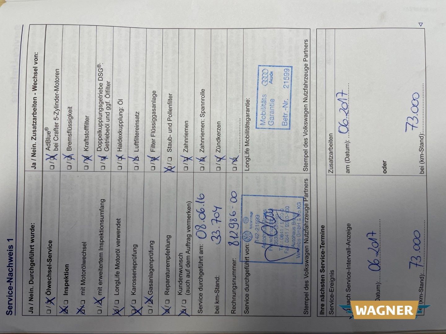 Fahrzeugabbildung Volkswagen T5 Transporter Kasten 2.0 Klima