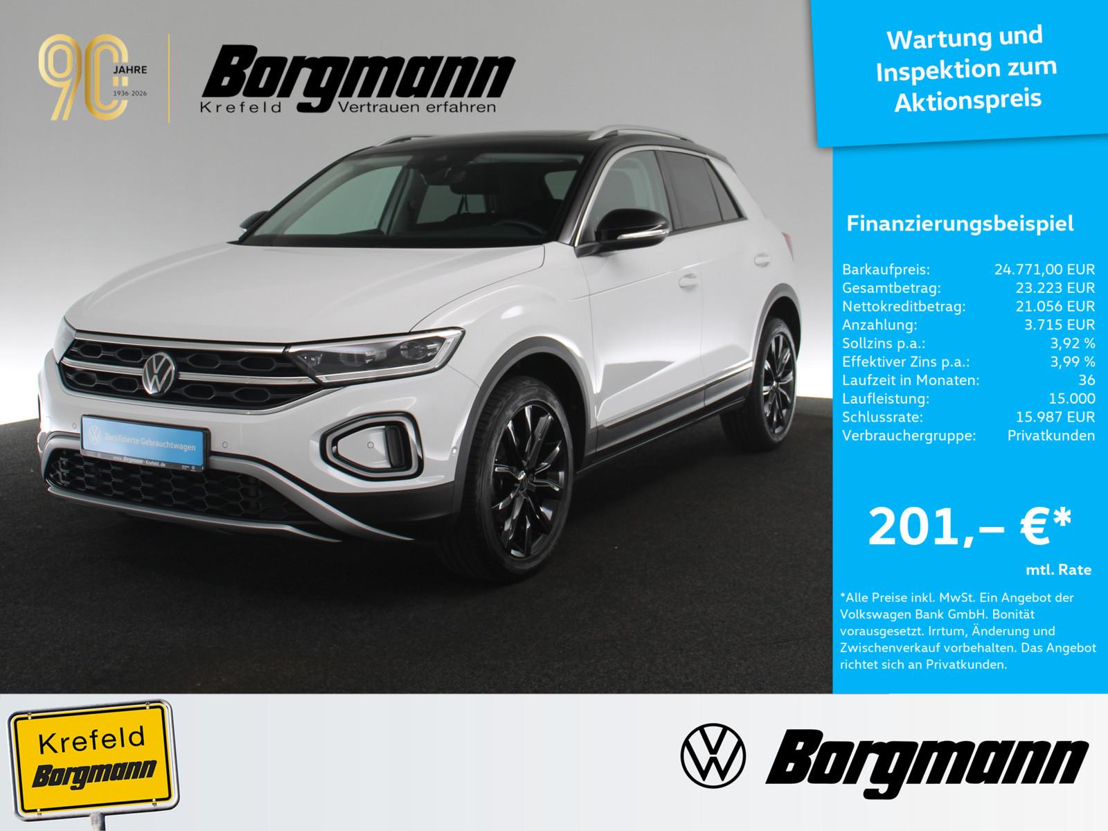 Volkswagen T-Roc 1.5 TSI Style AHK PANO LED ACC NAVI KAMERA