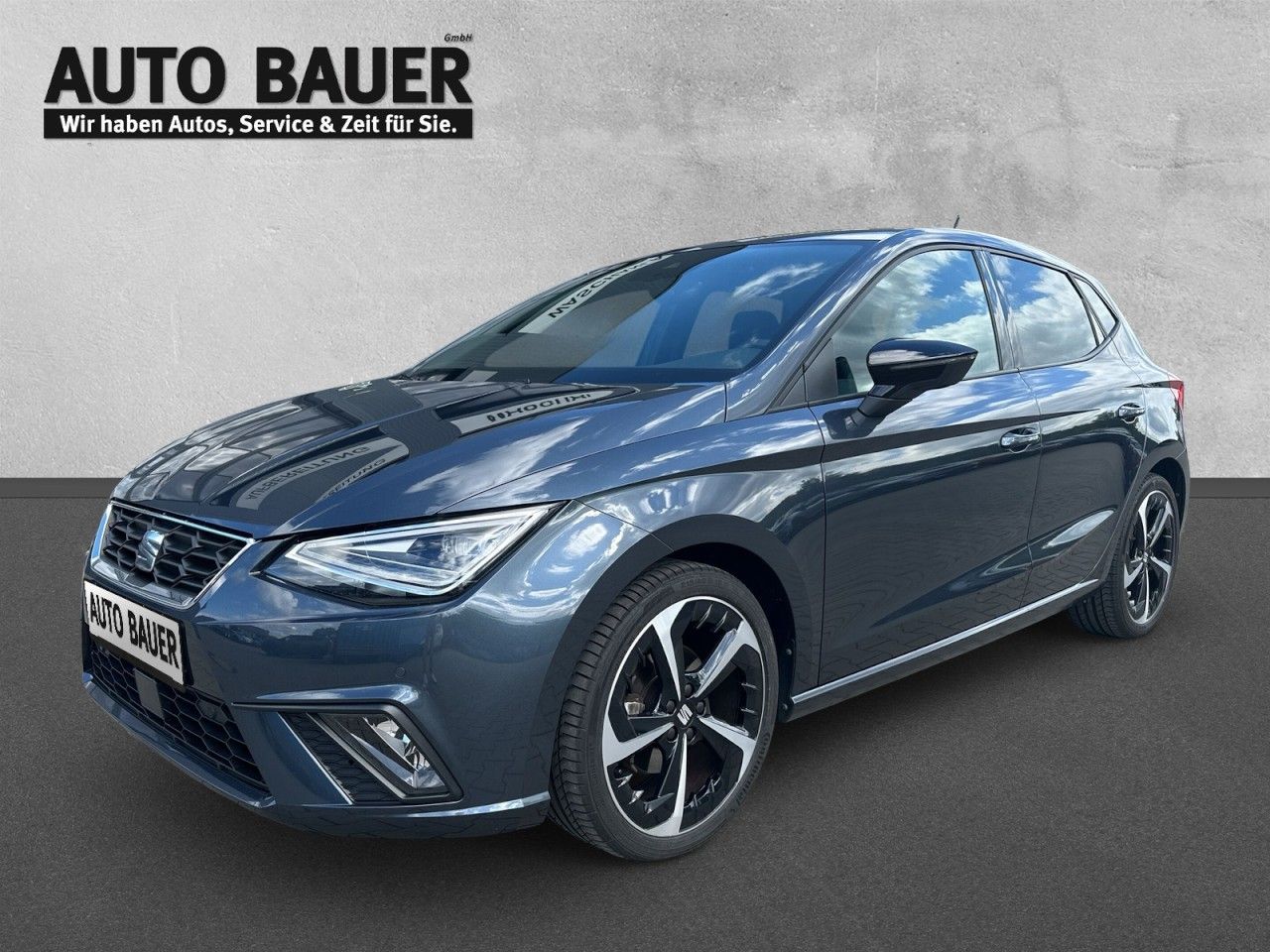 Fahrzeugabbildung SEAT Ibiza FR 1.0 TSI 81 kW (110 PS) 7-Gang-D - mit KI generiert/bearbeitet