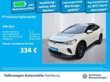 Volkswagen Leasingangebot: Volkswagen ID.4 Pure Performance LED Navi PDC