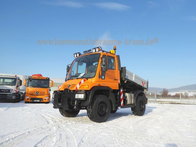 Unimog U400 6 Zyl.*nur 8300 B/Std.*Winterdienst*3m³