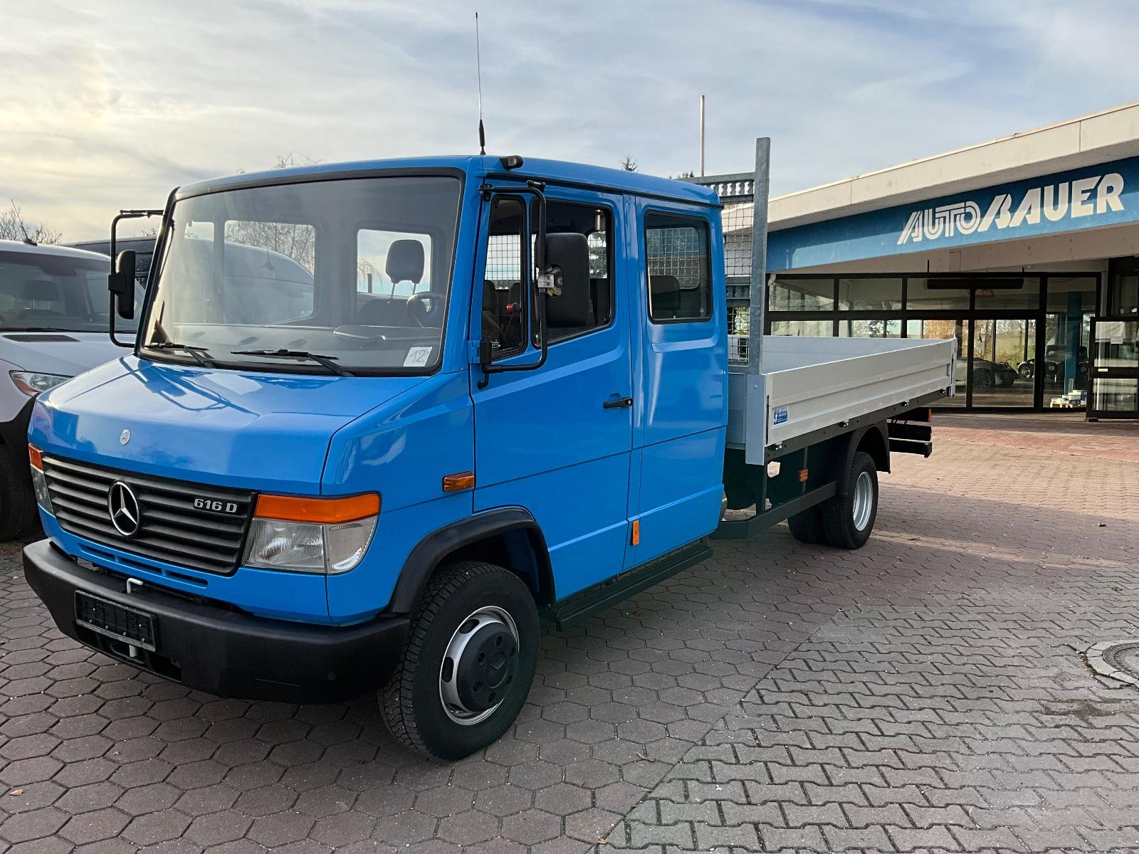 Mercedes-Benz 616 D Vario DoKa PRITSCHE 4m/6-SITZ/AHK/StHz/TOP