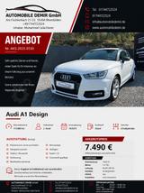 Audi A1 DESIGN/KLIMA/NAVI/ALU/MULTIFUNK./SHZ/