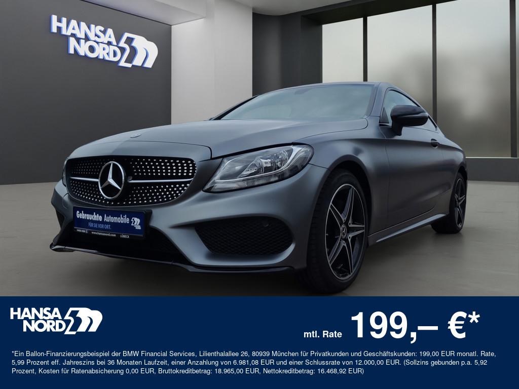 Mercedes-Benz C 180 Coupe AMG NAVI PANO LEDER KAMERA SHZ 18"
