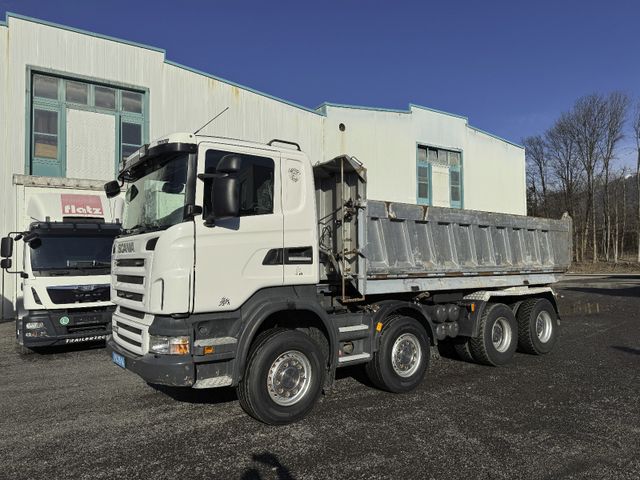 Scania R 480 Retarder 8x4*Stahl 2xSeitenkipper*