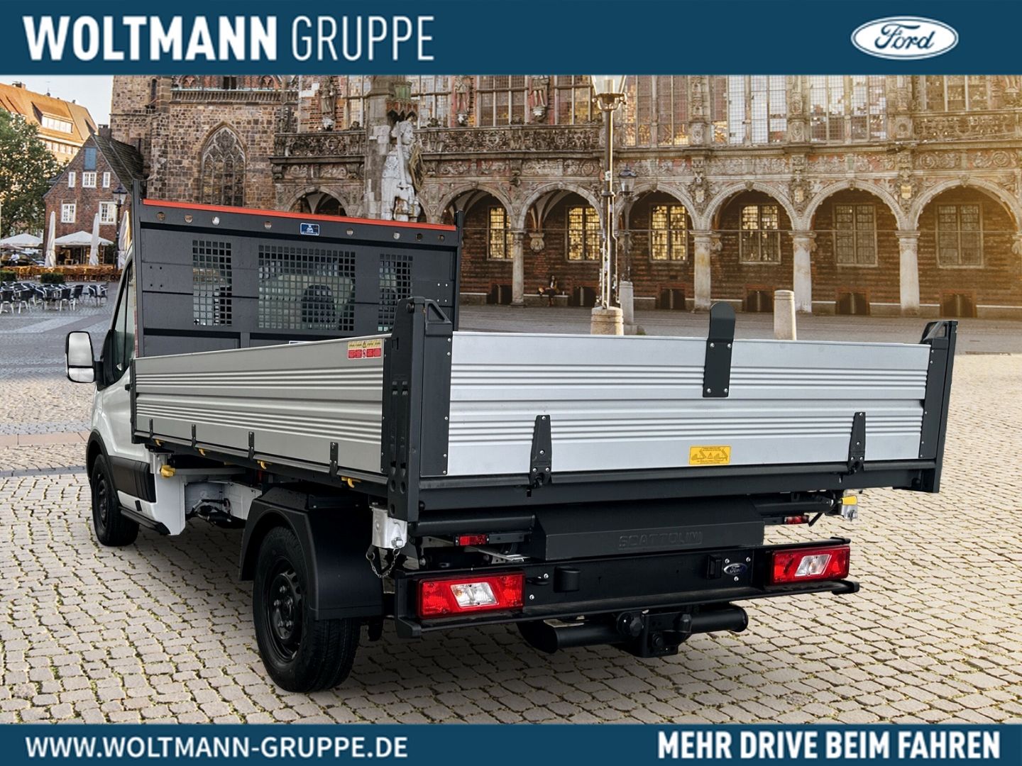 Fahrzeugabbildung Ford Transit Pritsche 350 L2 Einzelkabine Kipper Tren