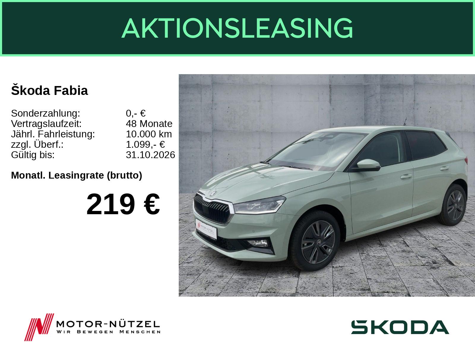 Skoda Fabia 1.0 TSI Balance AHK RFK SHZ LED MUFO