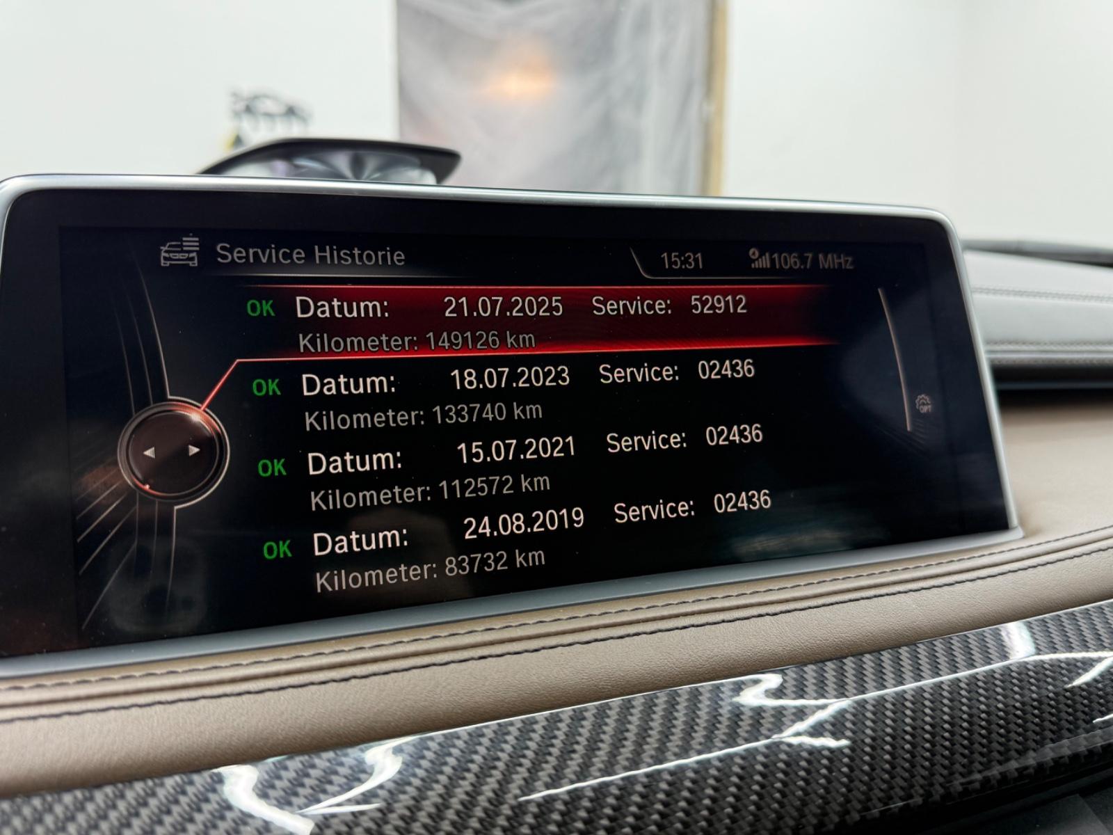 BMW X6 M*B&O*DEUTSCH*UNFALLFREI*MEMORY*CARBON*HUD*