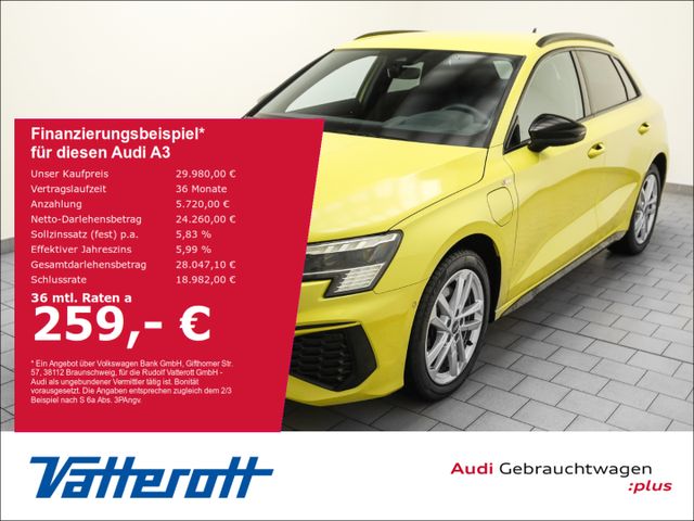 Audi A3 Sportback 40 TFSI e S line AHK HuD Navi B&O L