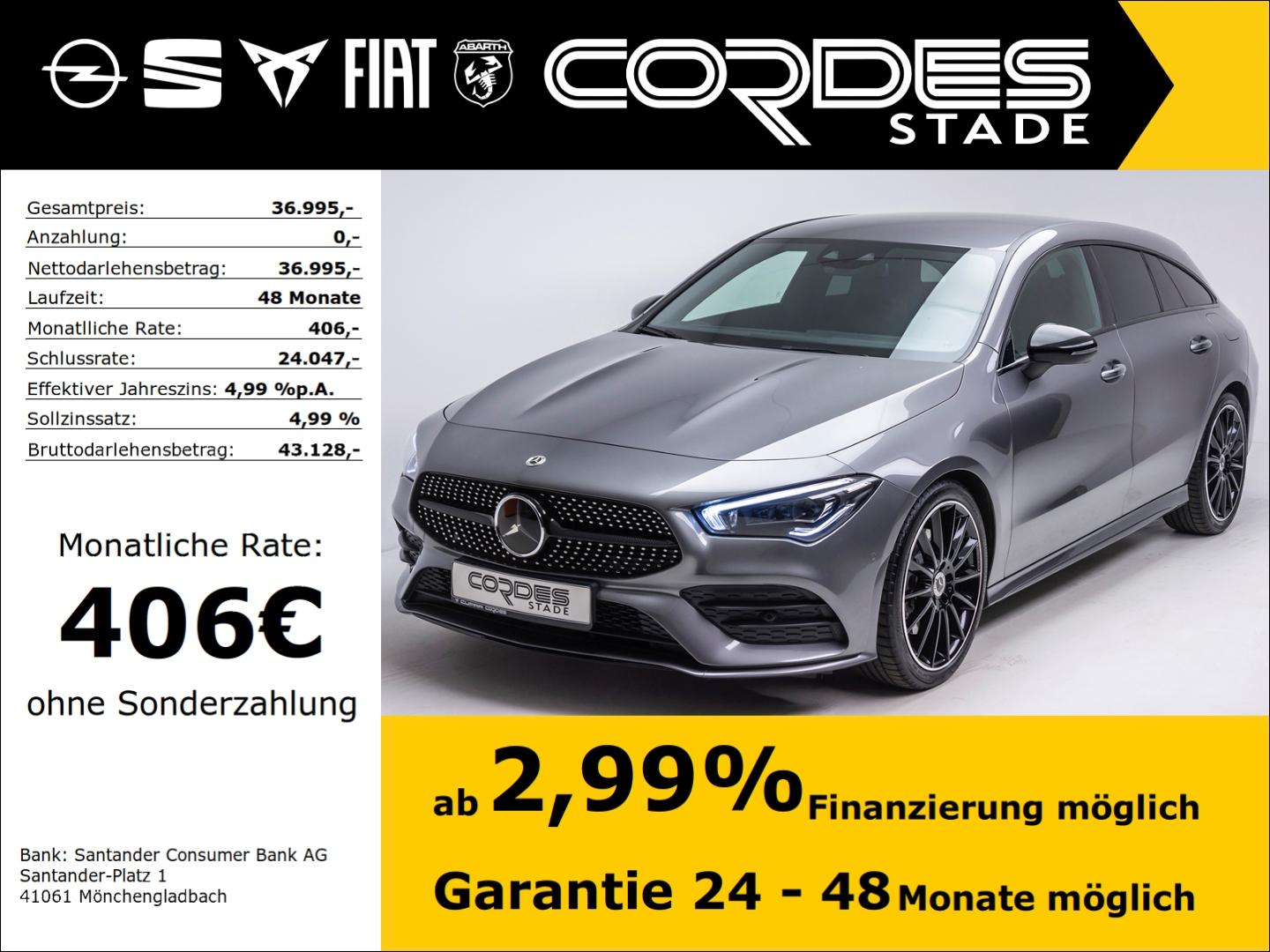 Mercedes-Benz CLA 250 Shooting Brake AMG Line, LED, AHK ACC PD