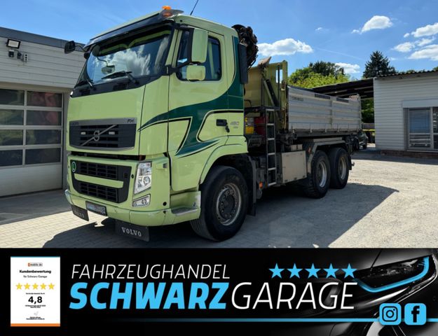 Volvo FH-6x4R Kipper + 18m Palfinger Kran +Funk + Grei