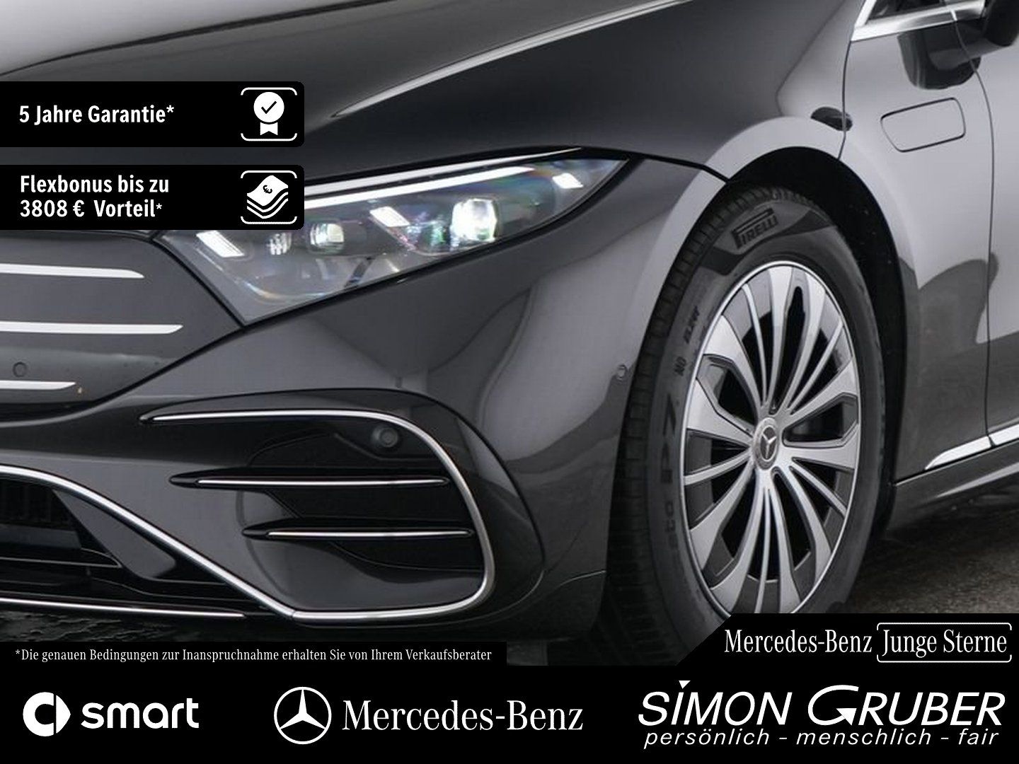 Fahrzeugabbildung Mercedes-Benz EQS 580 4M Exklusiv 4*Massage Sitzklima Mod 2026