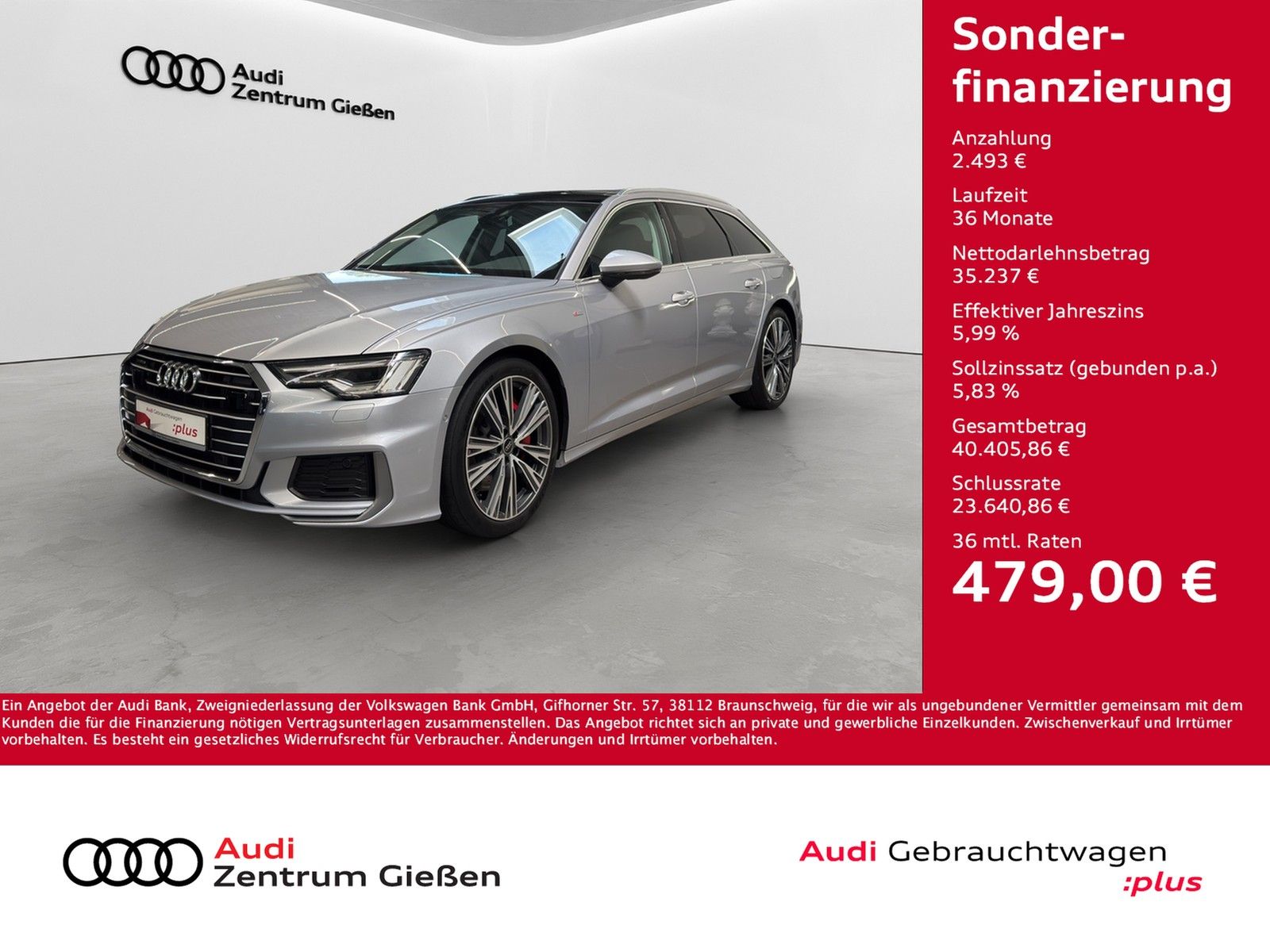 Audi A6 Avant 55 TFSI e quattro S line Pano Matrix-LE imagem 2