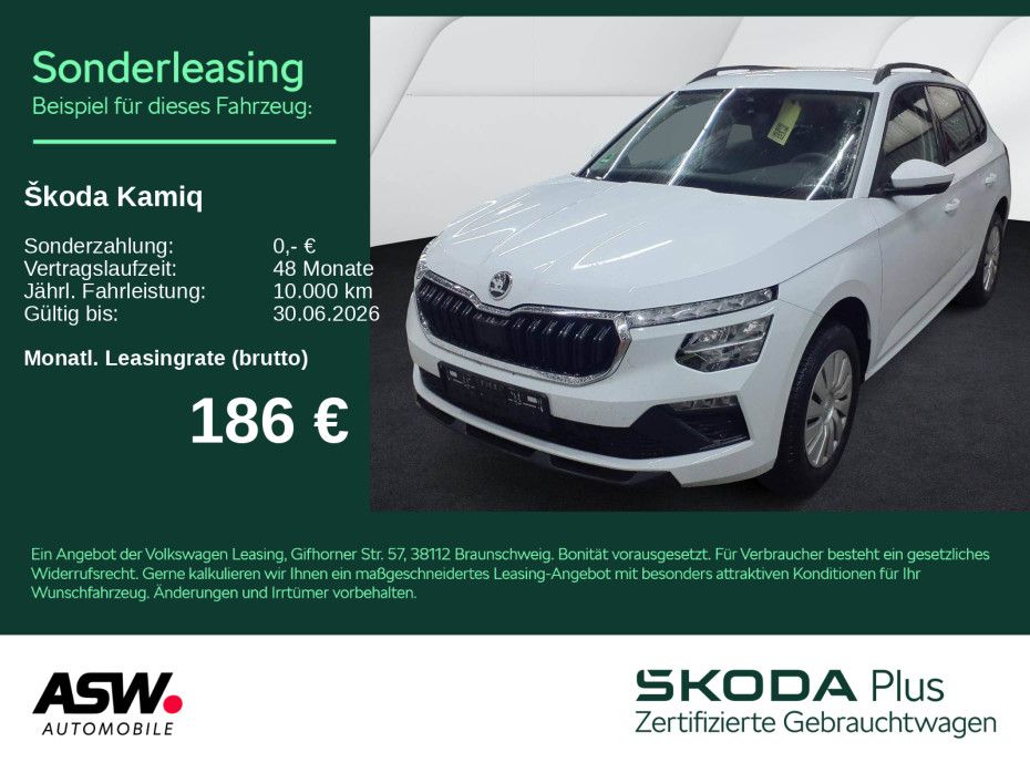 Skoda Kamiq Essence 1.0 TSI LED PDC SHZ GRA SmartLink