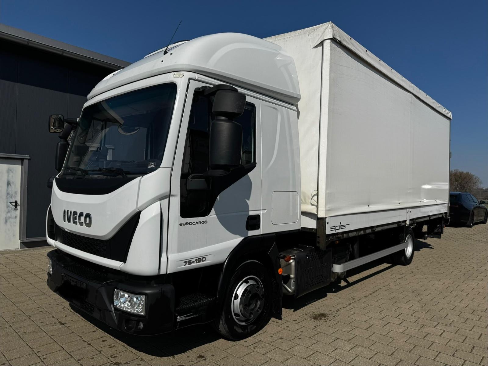 Iveco 75E19/P Schlafkabine - Klima - Schiebeplane