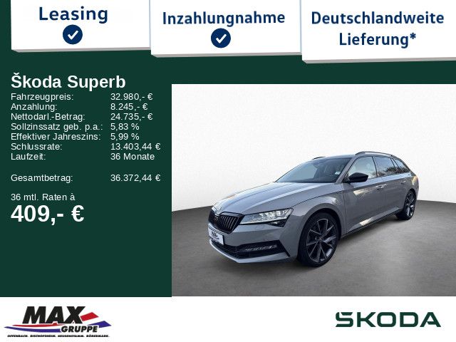 Superb Combi Sportline 4x4 2.0TSI 360°+STHZG+NAV