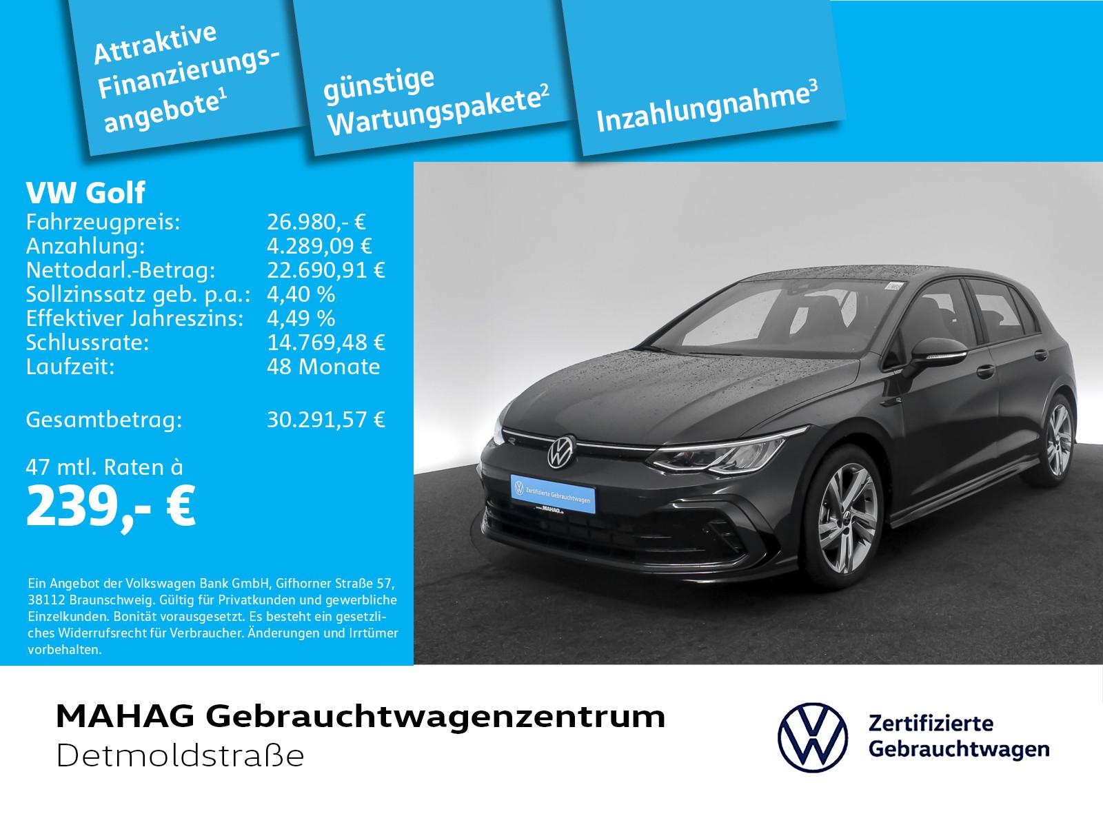 Volkswagen Golf VIII 1.5 eTSI R-Line LED Navi ParkPilot App