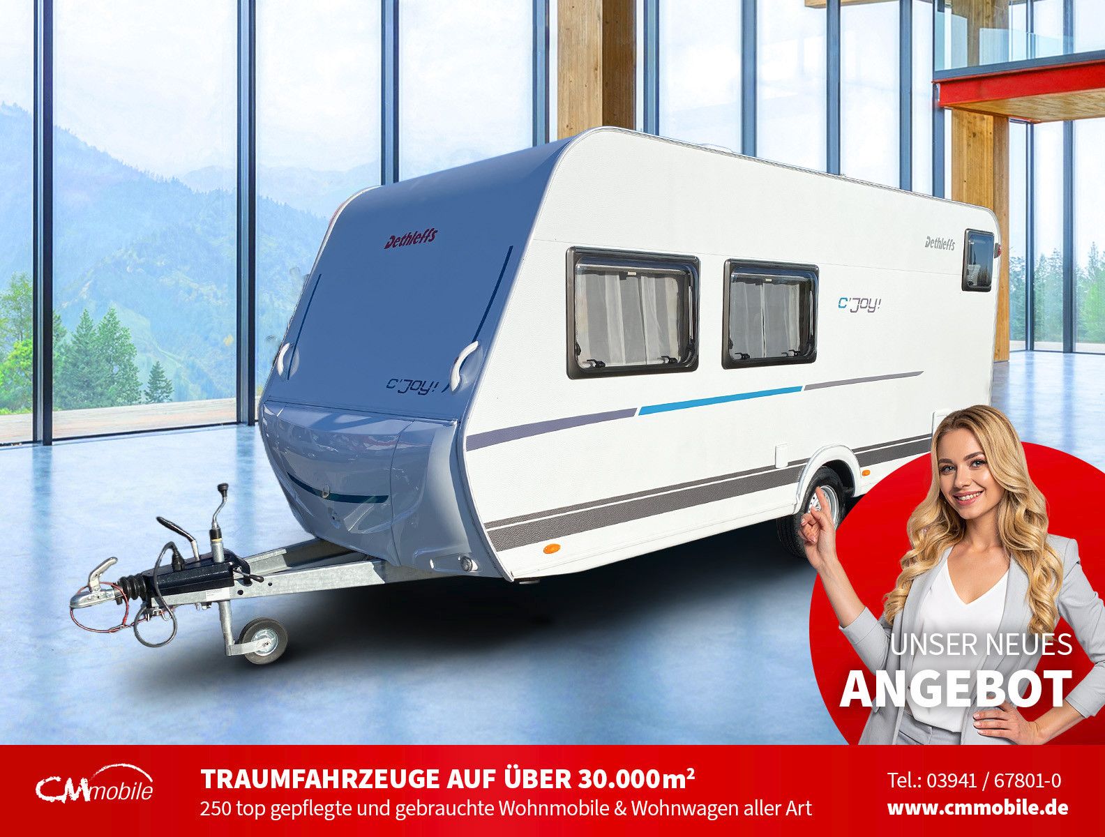 Dethleffs
 C-Joy 480 QLK - Fest&Etagenbetten -
