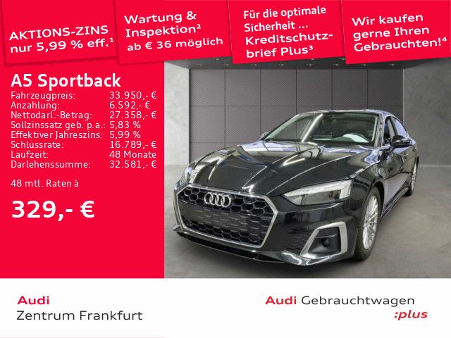 Audi A5 Sportback 40 TFSI S tronic S line Matrix-LED