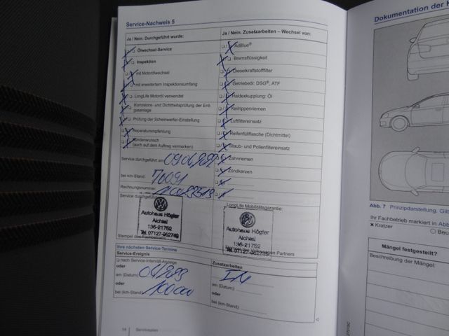 Fahrzeugabbildung Volkswagen Golf VII Lim. Allstar/ 2.Hd/SitzH/Navi/PDC/Tempo