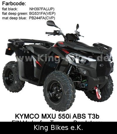 Kymco MXU 550i ABS T3b - Vmax offen - 4WD- 2025