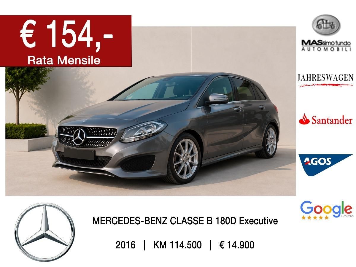 MERCEDES-BENZ MERCEDES B 180 d Executive Uni.Proprietario