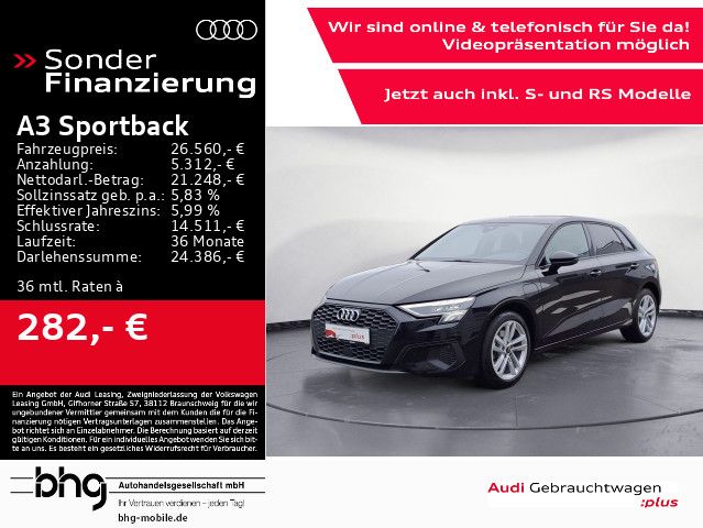 Audi A3 Sportback 40 TFSI e S tronic S line PHEV e-tr