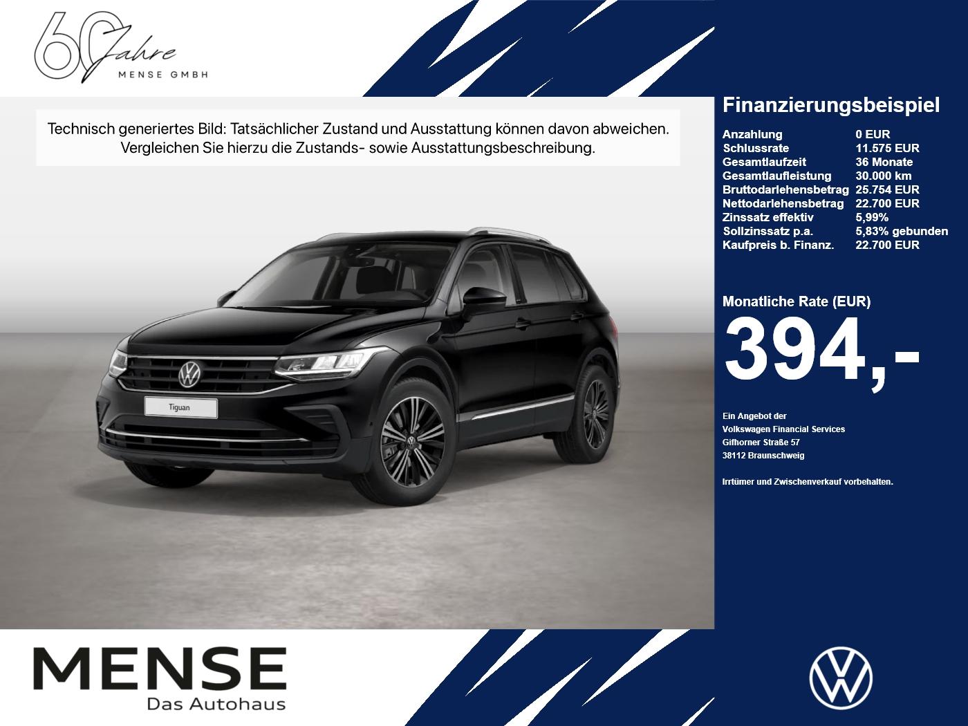 Volkswagen Tiguan 2.0 TDI DSG Life Active Navi AHK RearView