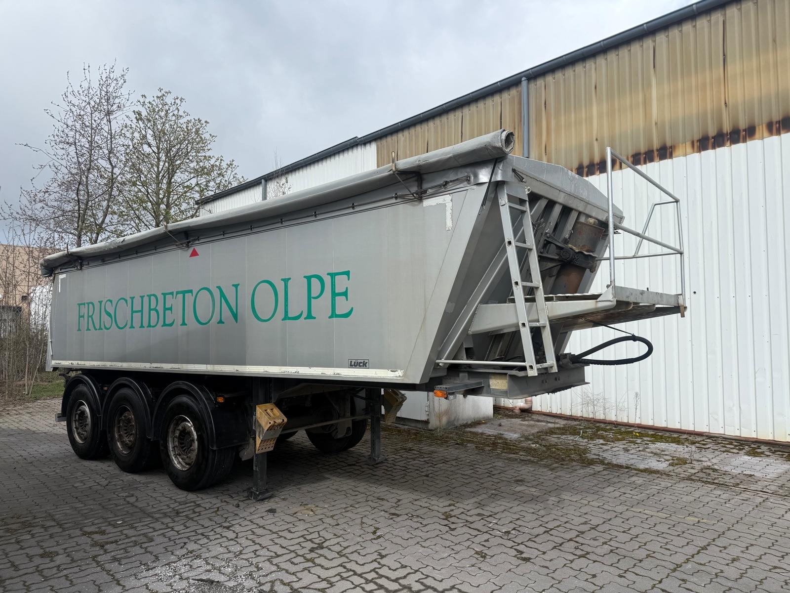 Lück SKM 35 Voll Alu Mulde 26 m³ SAF Lift Achse