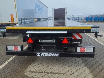 Fahrzeugabbildung Krone Plateau-Auflieger - Lenkachse + Stapleraufnahme