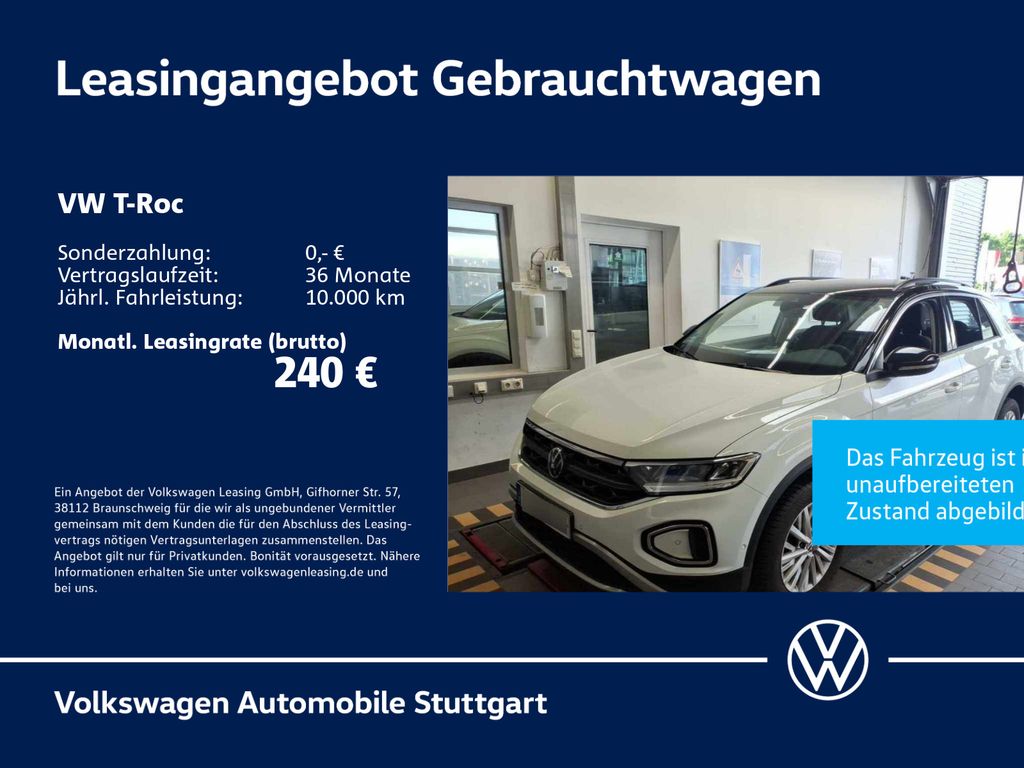 T-Roc Life 1.0 TSI Navi LED Klima ACC SHZ