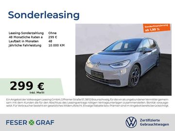 Volkswagen Leasingangebot: Volkswagen ID.3 Pro electric Navi Pano Kamera LM SiHz LED