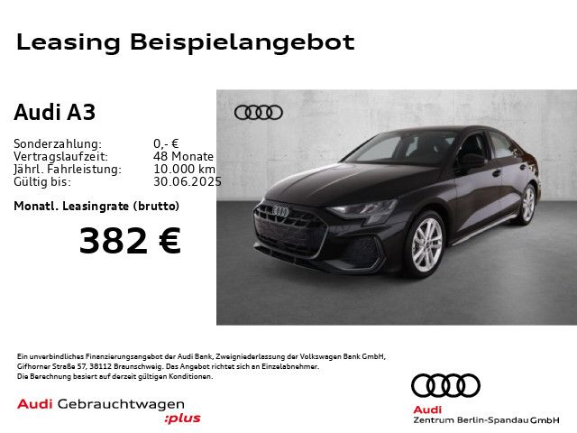 AUDI A3 Lim. 35 TFSI S line S tronic *NAV+*AHK*SHZ*