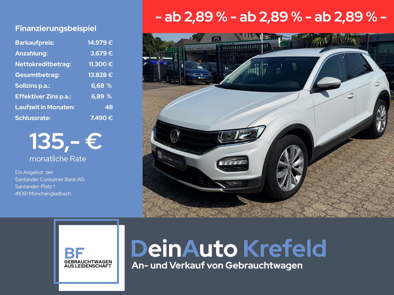 VW T-Roc 1.0 TSI Style LED, Navi, ACC, PDC