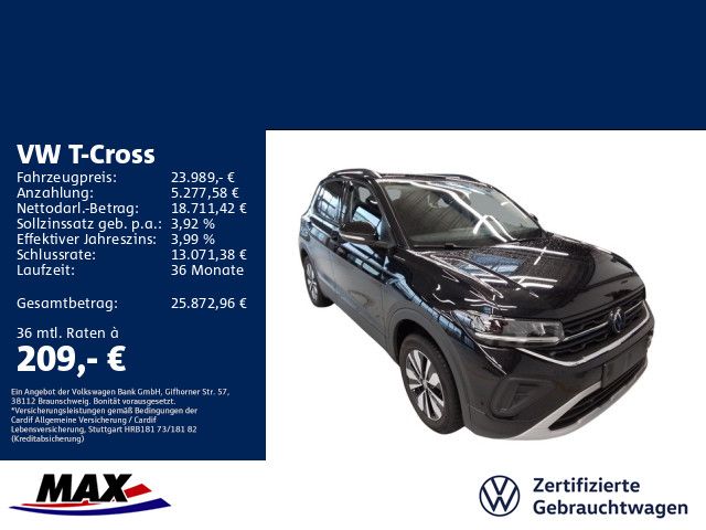 T-Cross 1.0 TSI DSG GOAL LED+APP+NAV+ACC+ALU+SHZ