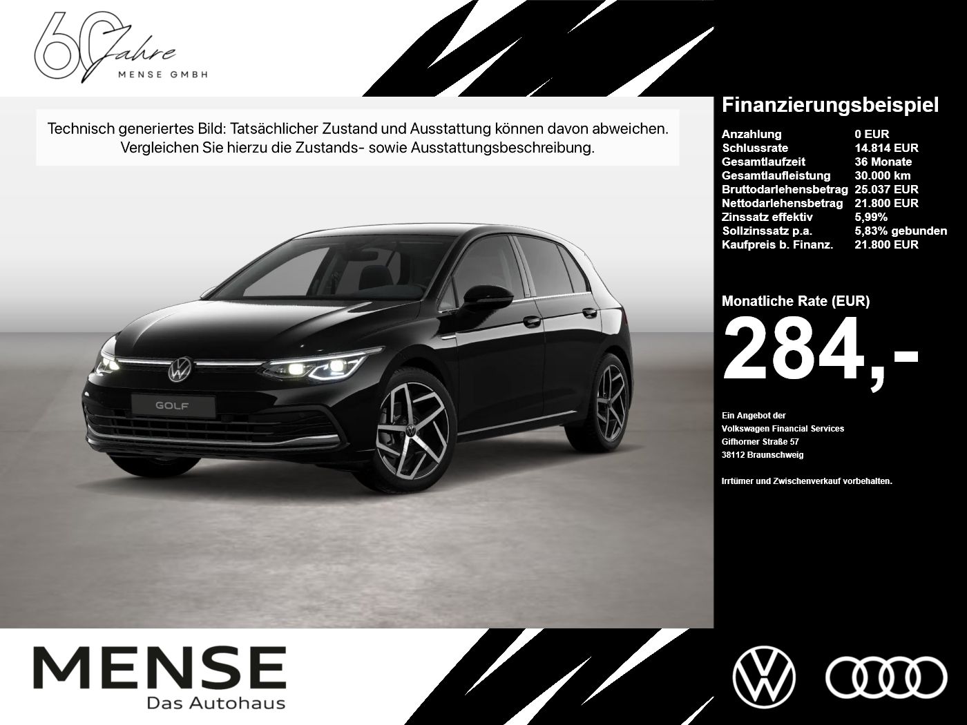 Volkswagen Golf VIII 2.0 TDI DSG Style CarPlay AHK ACC LED