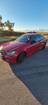 Mercedes-Benz C 250 CDI Sport Coupé Autom. Sport - rote Mercedes-Benz C 250