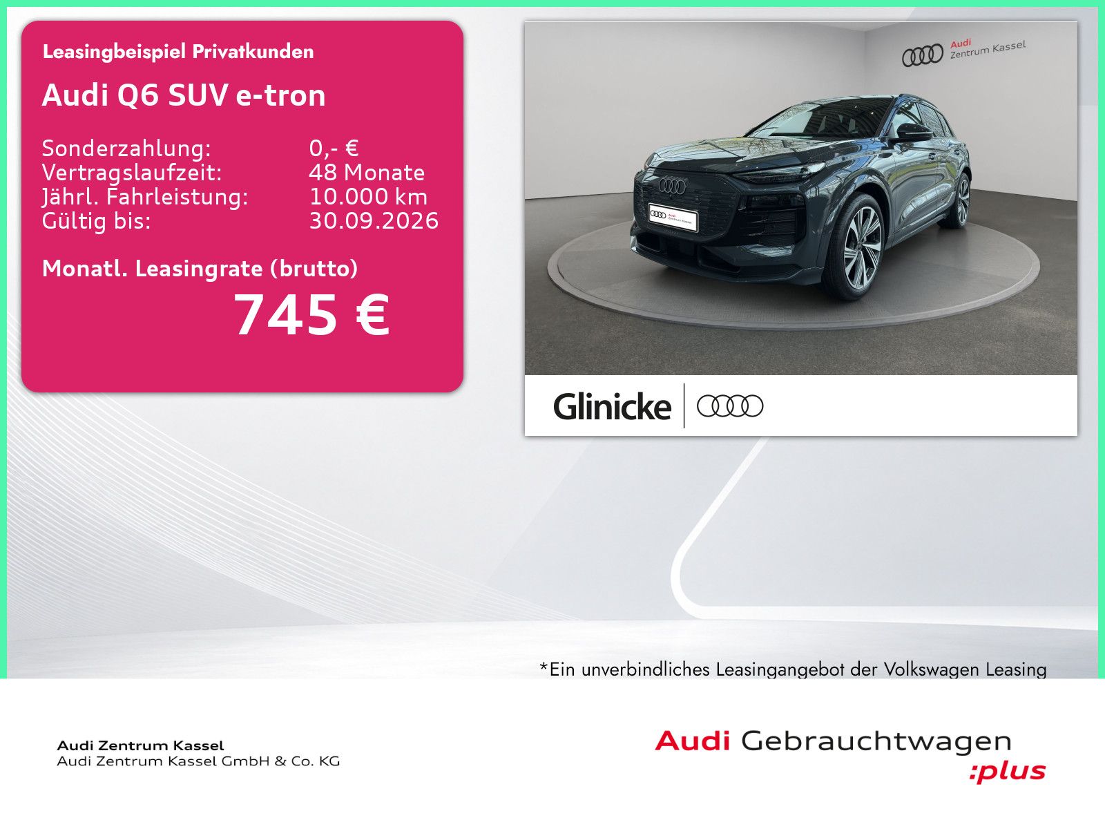 Audi Q6 SUV e-tron perf. S line Navi  Matrix AHK 360°