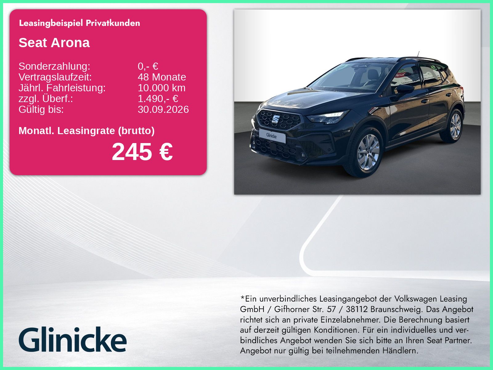 Seat Arona Style 1.0 TSI DSG, RFK, SHZ