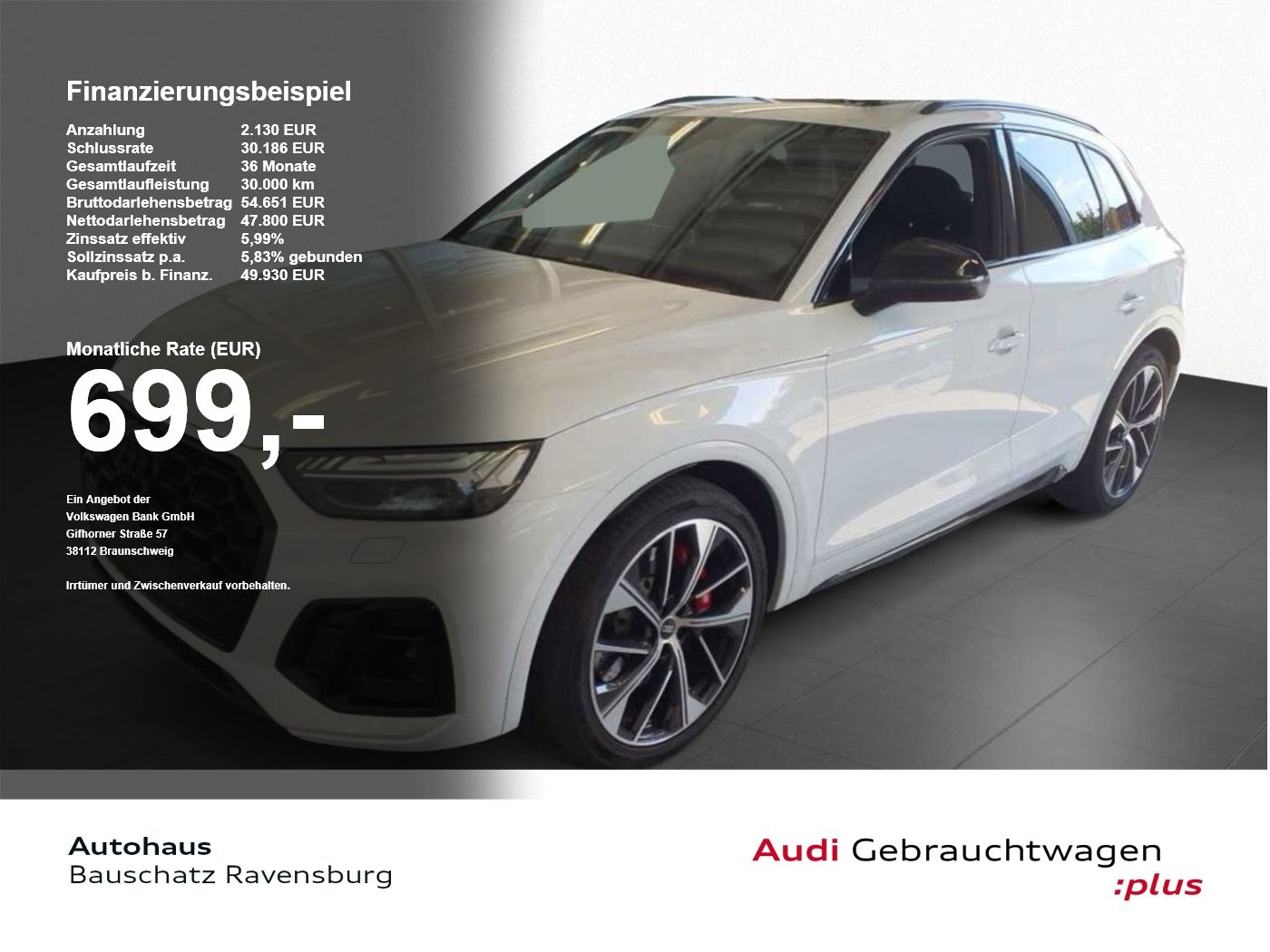 Audi SQ5 3.0 TDI quattro *PANO*MATRIX*HUD*RFK*ACC*SZ*