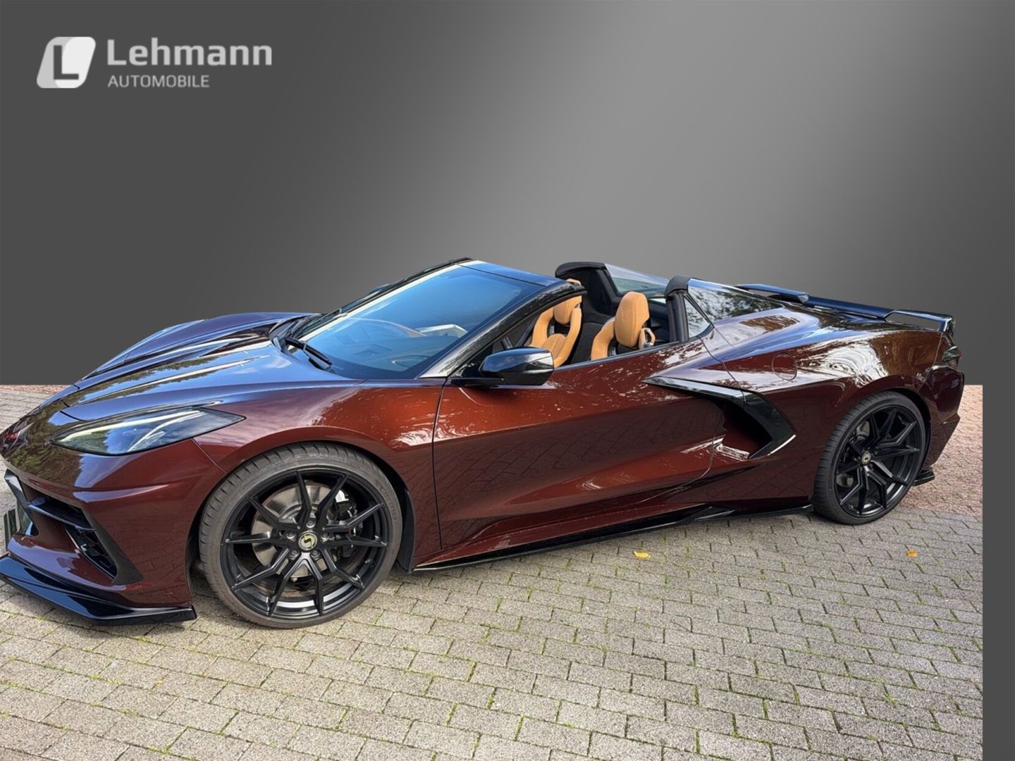 Fahrzeugabbildung Corvette C8 Cabrio Stingray 6.2 V8 3LT Lift Caffeine Brow