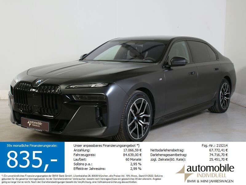 BMW i7 xDr.60 M Sportpaket NP 194930.- Fond Entert.